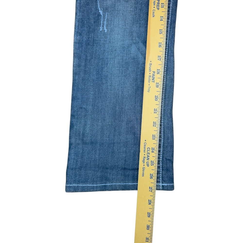 GRACE in LA Women's Size 30 Easy Fit Bootcut Cross Embellished Jeans 27" Inseam - Picture 10 of 16
